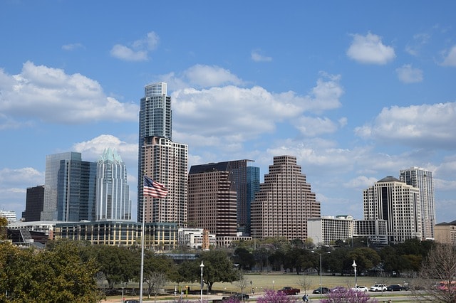 WorldTech IT headquarters: Austin, Texas Downtown Austin, Texas skyline, home of WorldTech IT's corporate headquarters