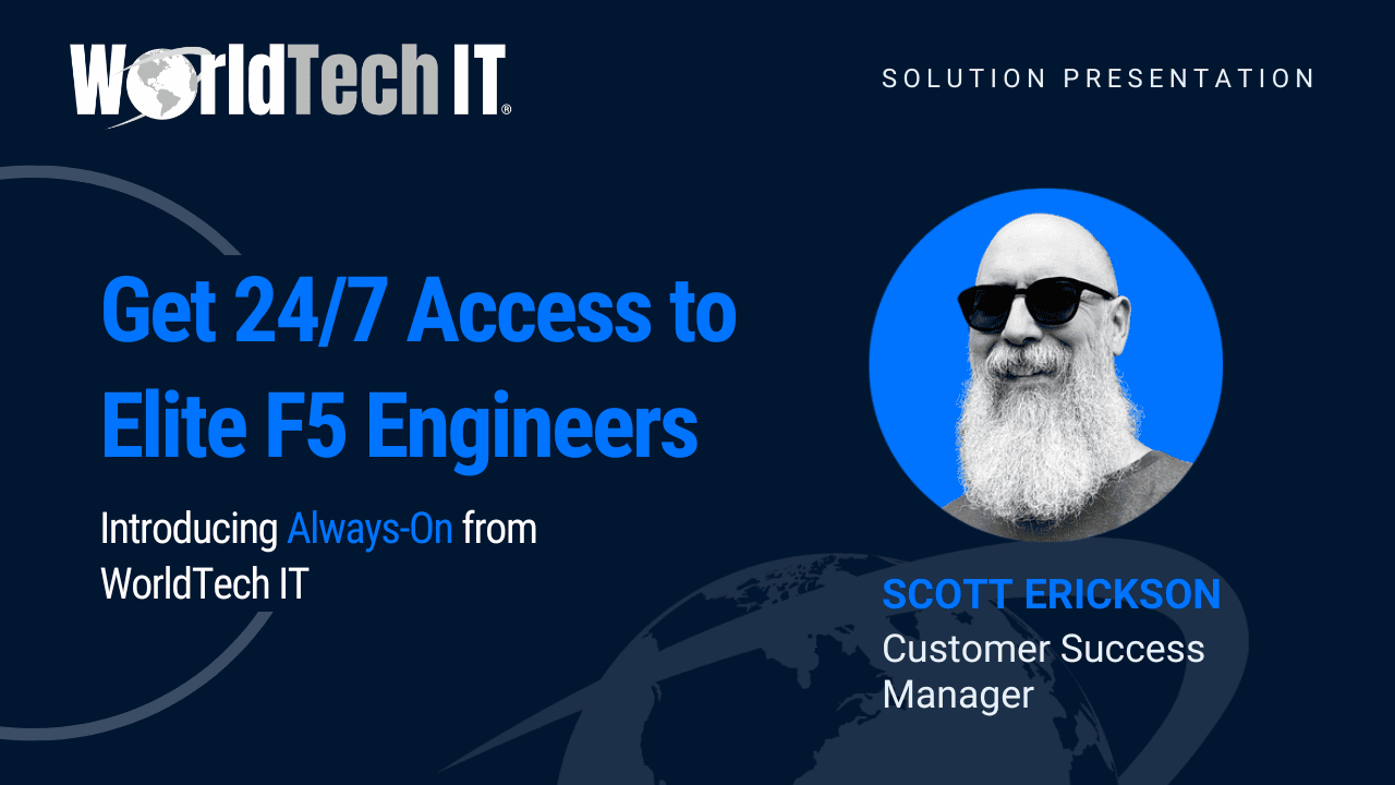 Always-On Thumbnail Image, representing 24/7 enterprise-grade support from WorldTech IT’s Always-On program.